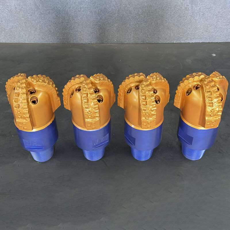 Nước giếng khoan đá đá cắt công cụ 3 lưỡi dao 8 1/2 inch ((215.9mm) khoan bit ma trận cơ thể kim cương Pdc bit