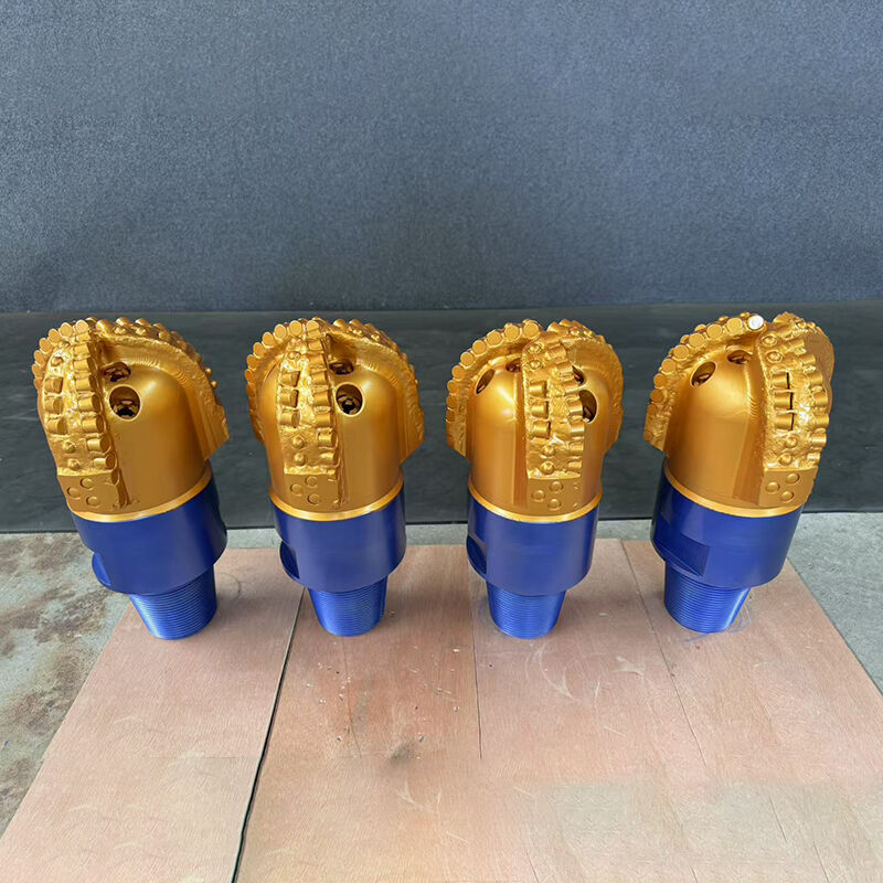 Nước giếng khoan đá đá cắt công cụ 3 lưỡi dao 8 1/2 inch ((215.9mm) khoan bit ma trận cơ thể kim cương Pdc bit