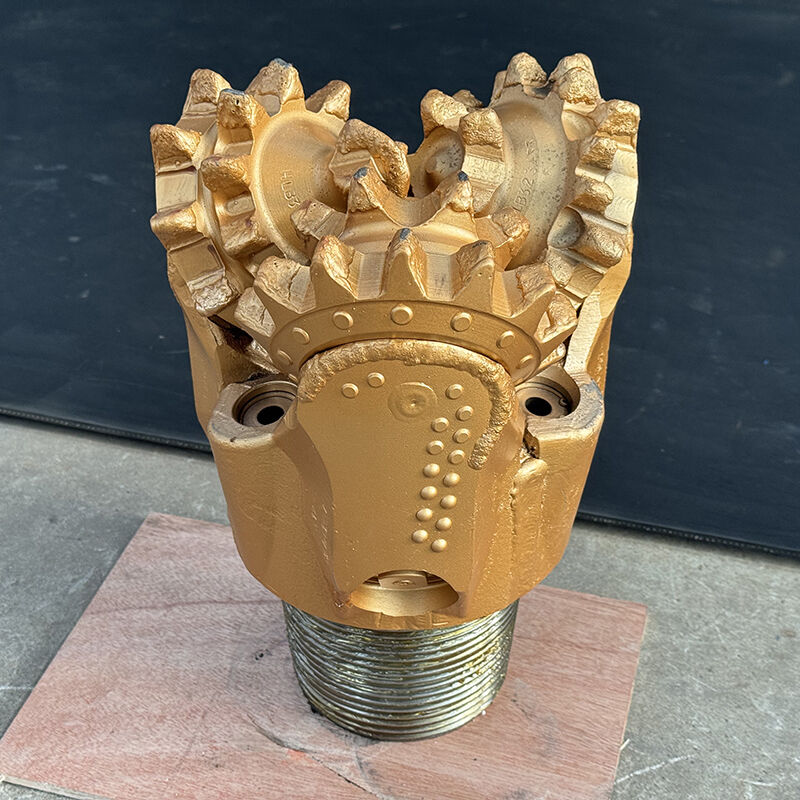 9 7/8 inch (250mm) IADC137 Tốc độ khoan nhanh máy xay răng Tricone khoan bit cho hình thành mềm