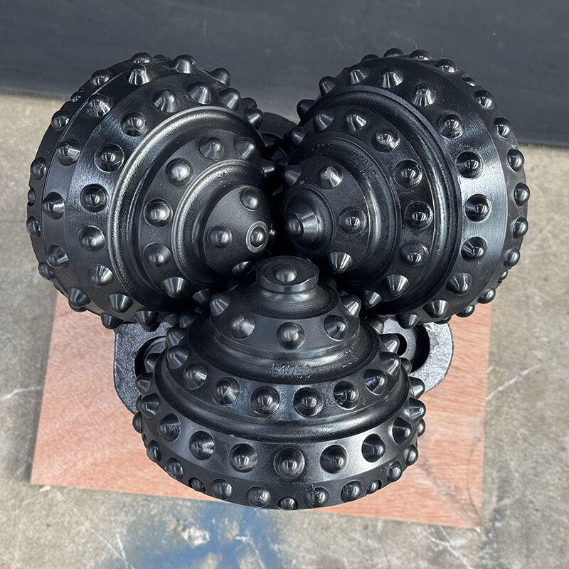 Mũi khoan ba chóp cacbua vonfram 244mm IADC737 để khoan thăm dò dầu khí hiệu quả