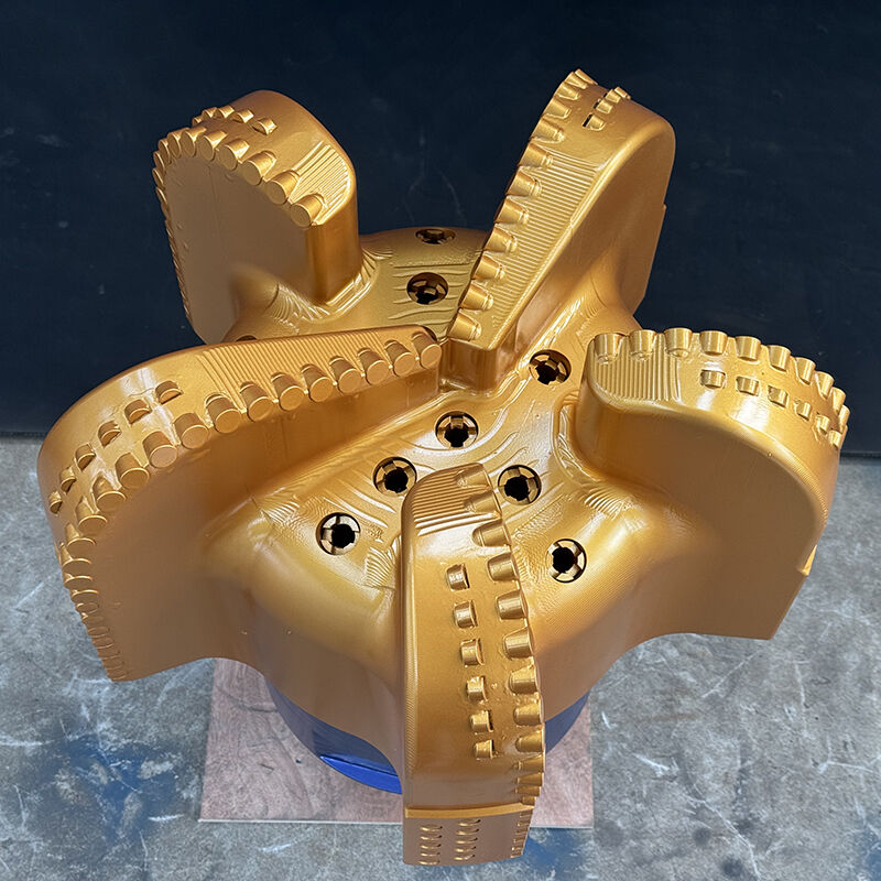 Dầu nước giếng 5 lưỡi cắt hai hàng kim cương Pdc khoan bit bit bán